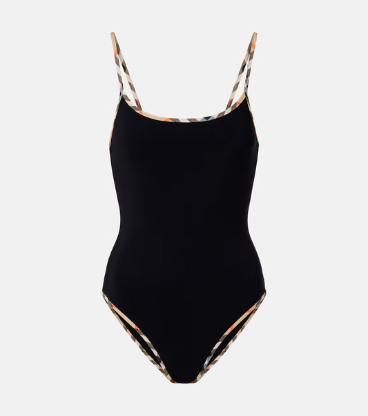 Swimsuit BRB Check Black