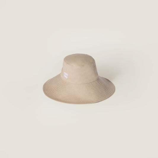 Denim Hat Beige/Amaranth