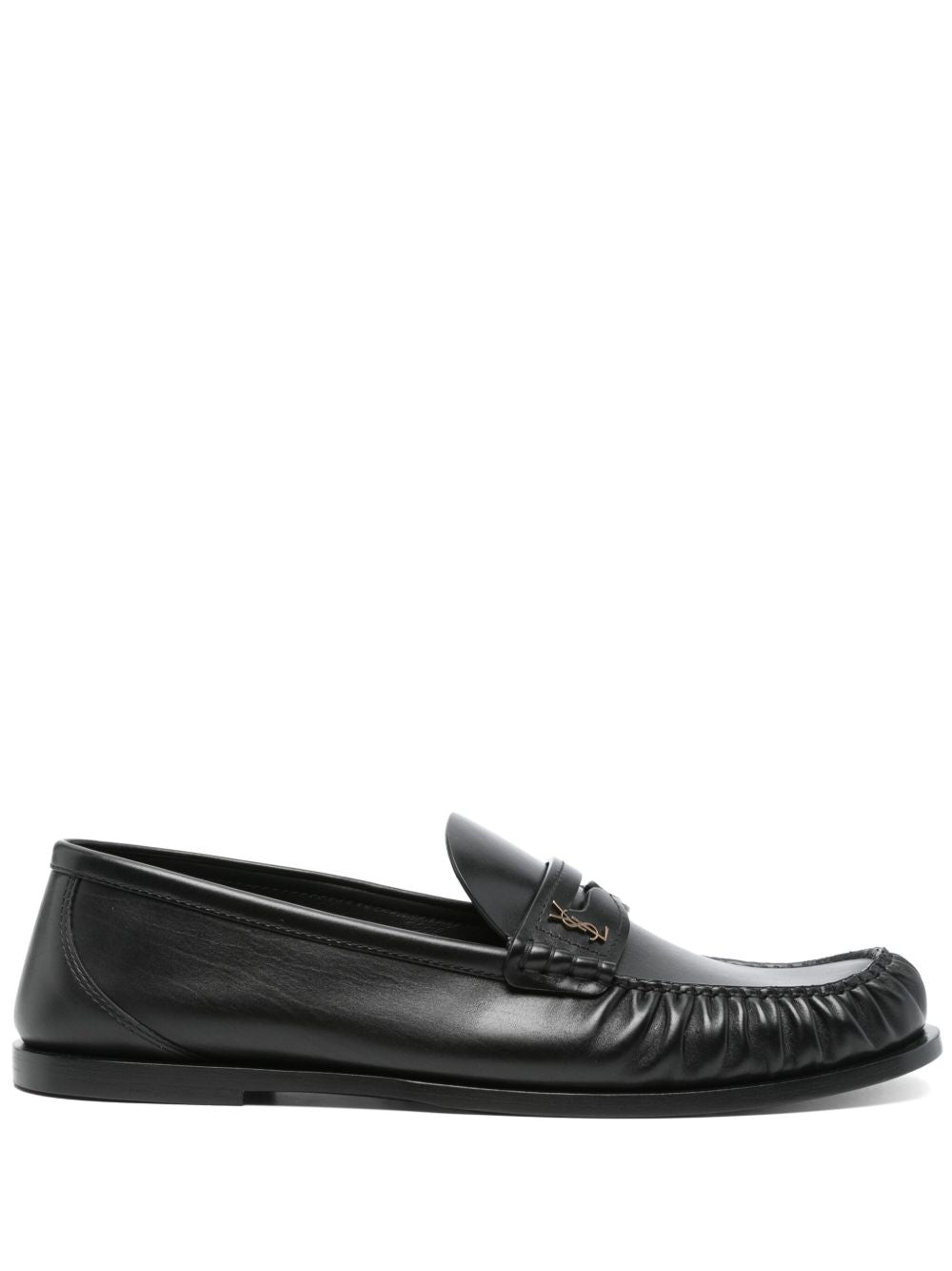 Loafer aus schwarzem Leder