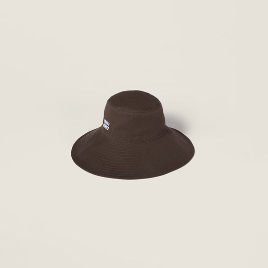 Denim Hat Dark Brown/Iris