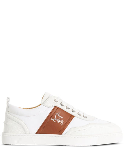 Retero Low-Top-Sneaker weiß/gold