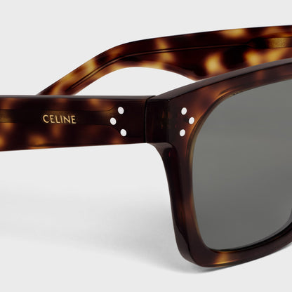 Black Frame 45 Sonnenbrille aus Acetat in Karamell-Havanna