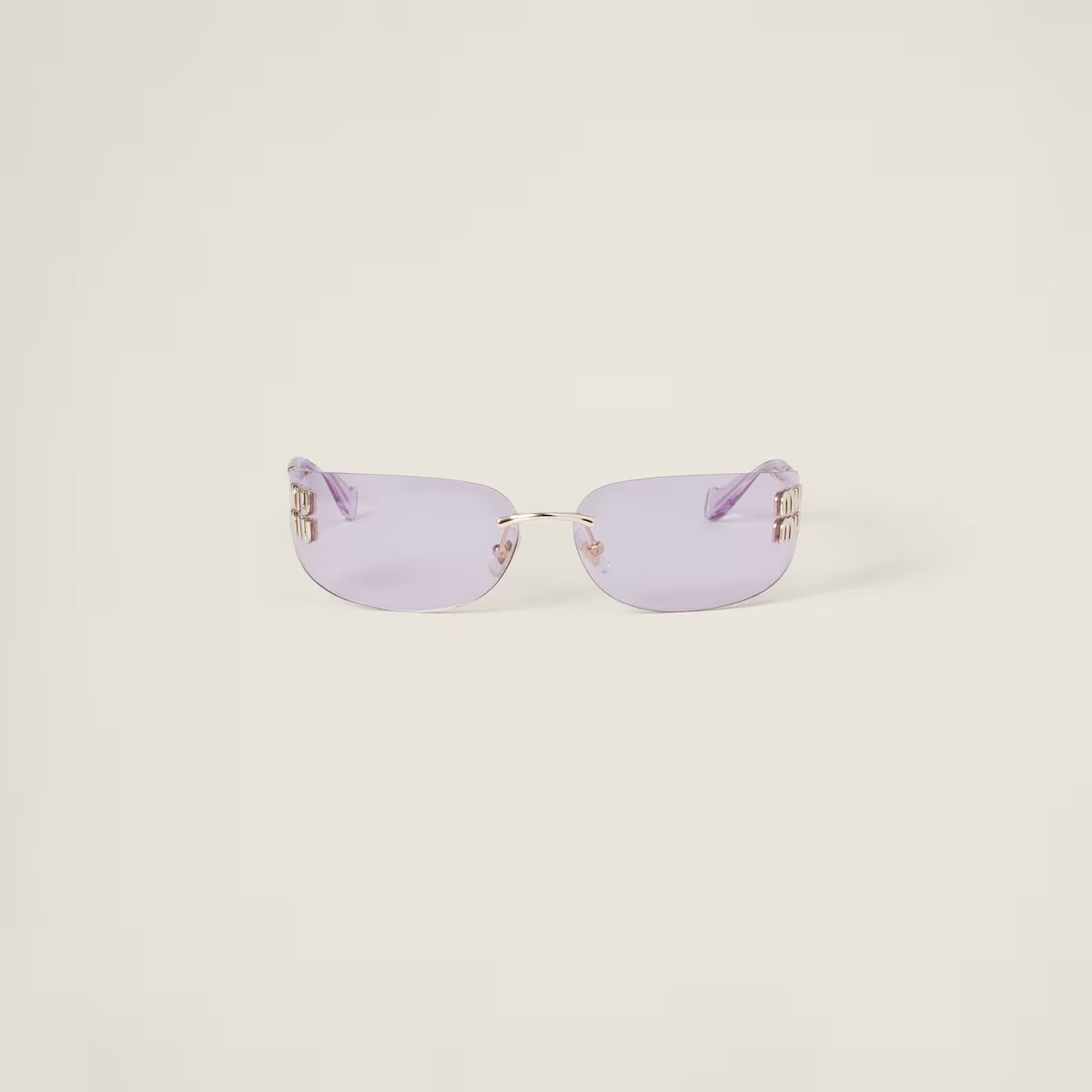 Aube Sonnenbrille Hellrosa Gläser