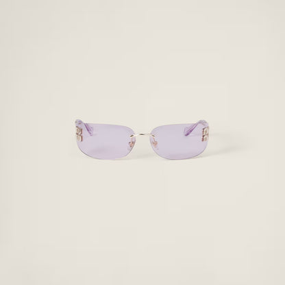 Aube Sonnenbrille Hellrosa Gläser