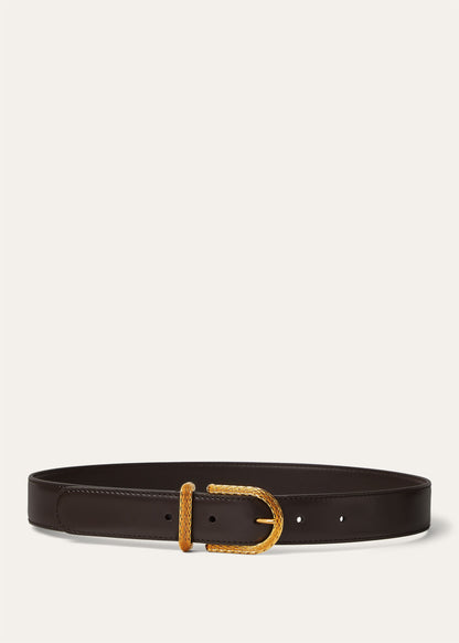 Gürtel Inlay Pecora Nera/Sun Gold Damen