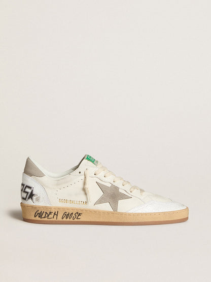 Ball Star in nappa leather with star and heel in grey nubuck