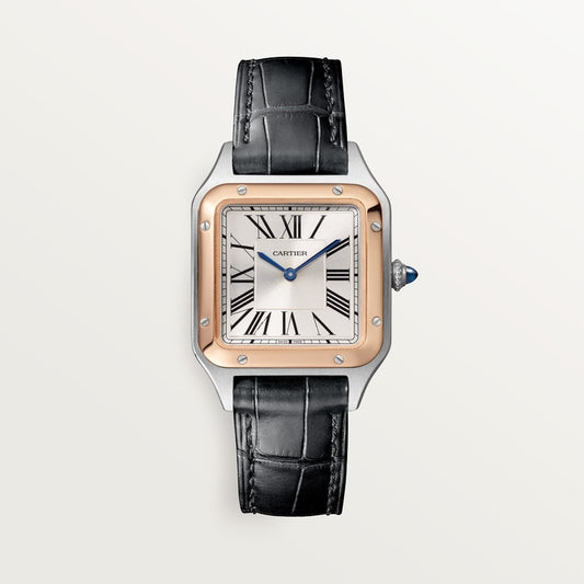 Santos-Dumont watch with black strap