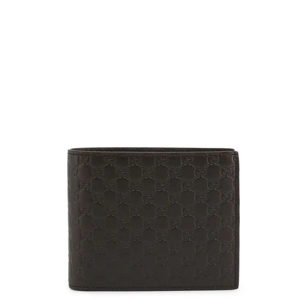 GG Bifold-Geldbörse für Herren aus schwarzem Leder