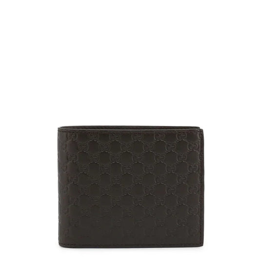 GG Bifold-Geldbörse für Herren aus schwarzem Leder