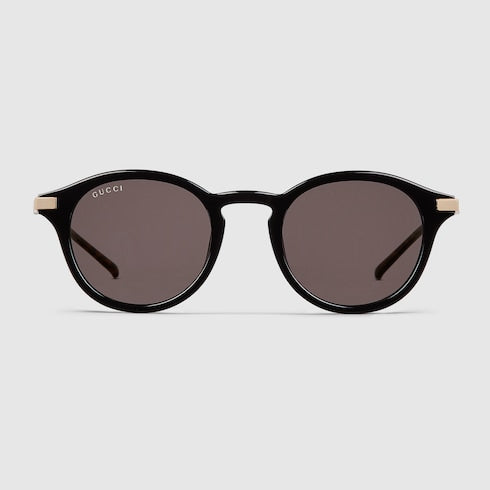 Round Sunglasses Black Men's