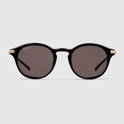Round Sunglasses Black Men's