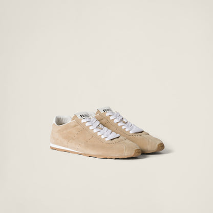 Sneakers Plume aus Wildleder in Desert
