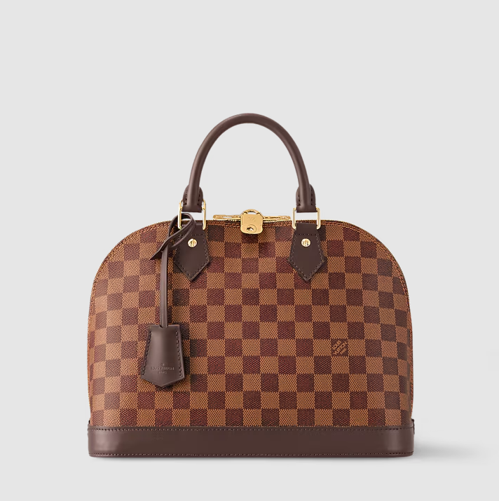 Alma PM Damier Ébène Canvas