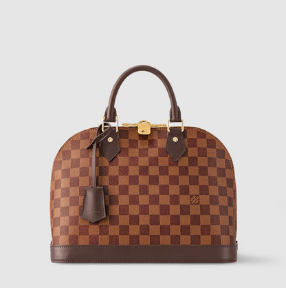Alma PM Damier Ébène Canvas