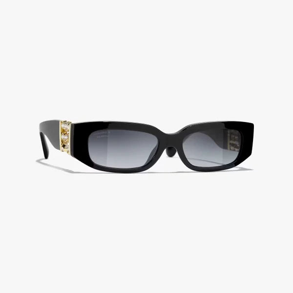 Oval Sunglasses Black