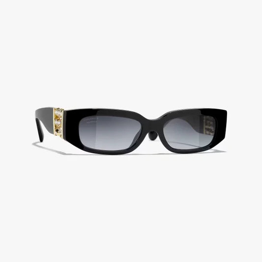 Oval Sunglasses Black