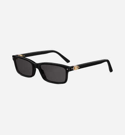 Rectangular Sunglasses Petit CD S1I Black Women's