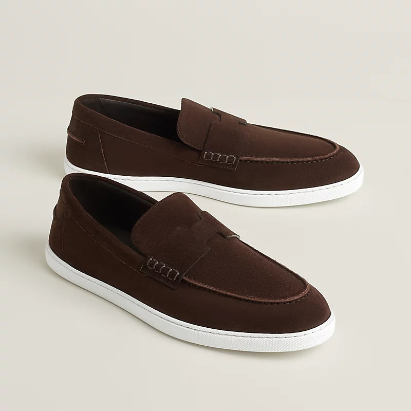 Job Loafer Brown Suede