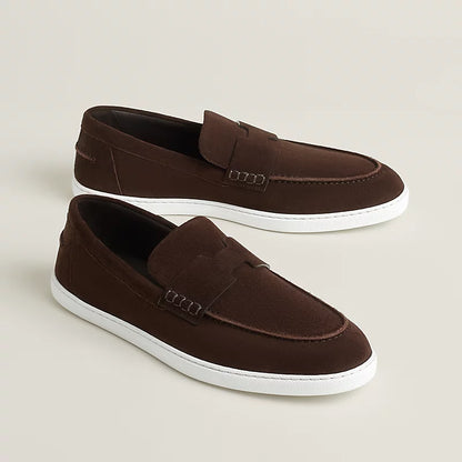 Job Loafer Brown Suede