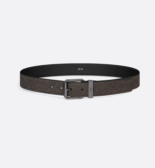 Brown Gravity Vintage Leather Belt 35 mm Men's