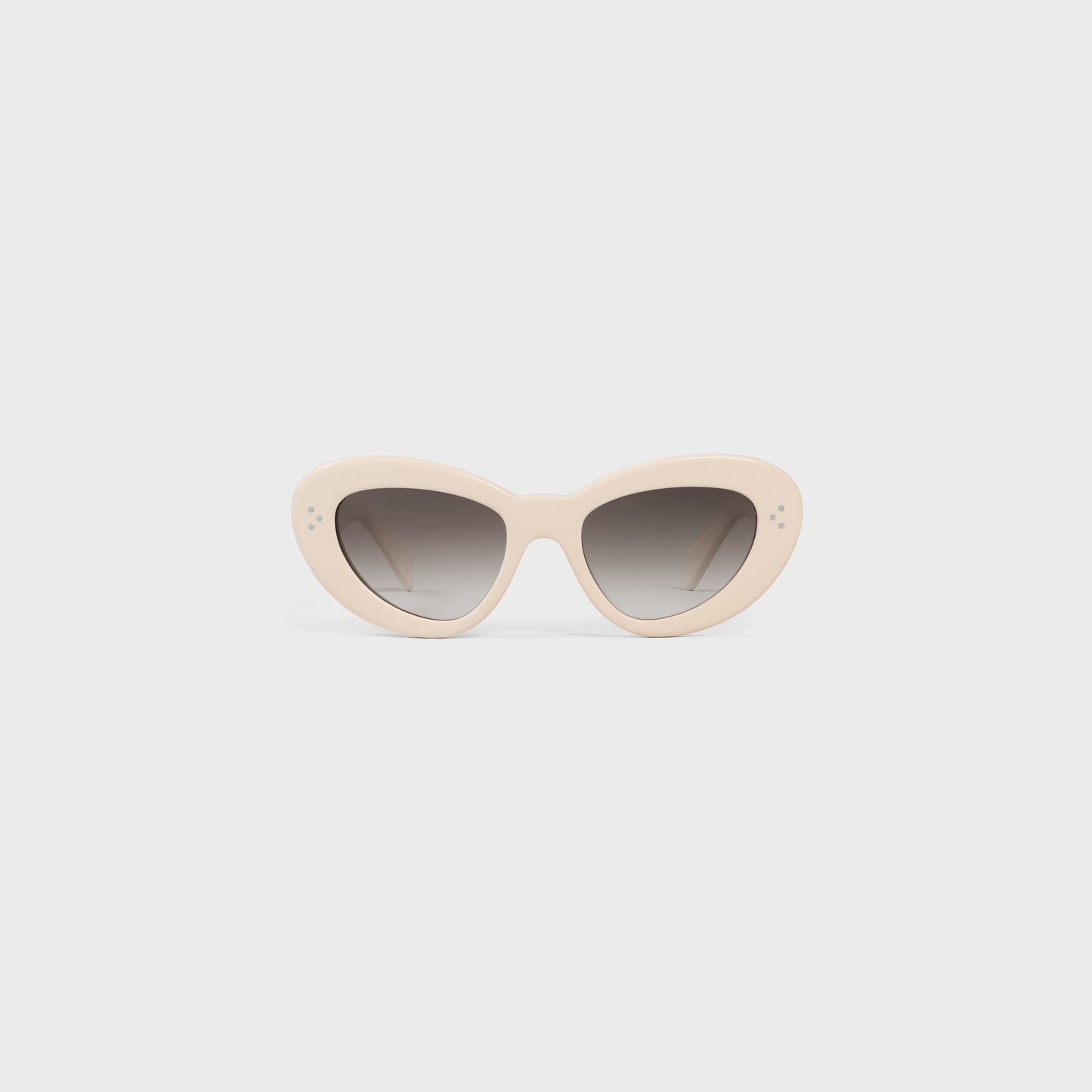 Schmetterlings-S320 Sonnenbrille aus Acetat in Elfenbein für Damen