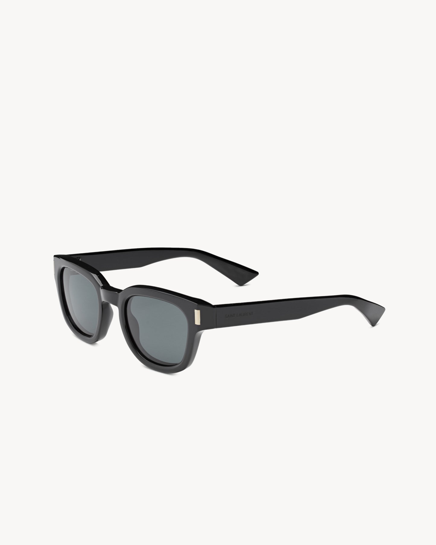 Sonnenbrille mit dicker schwarzer Acetatfassung für Herren