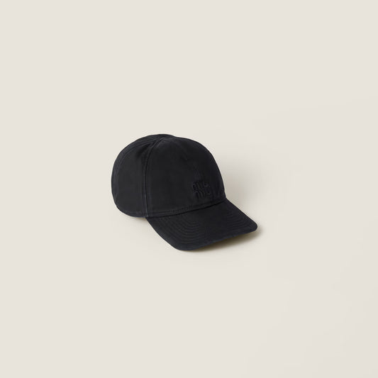 Black Twill Baseball Cap