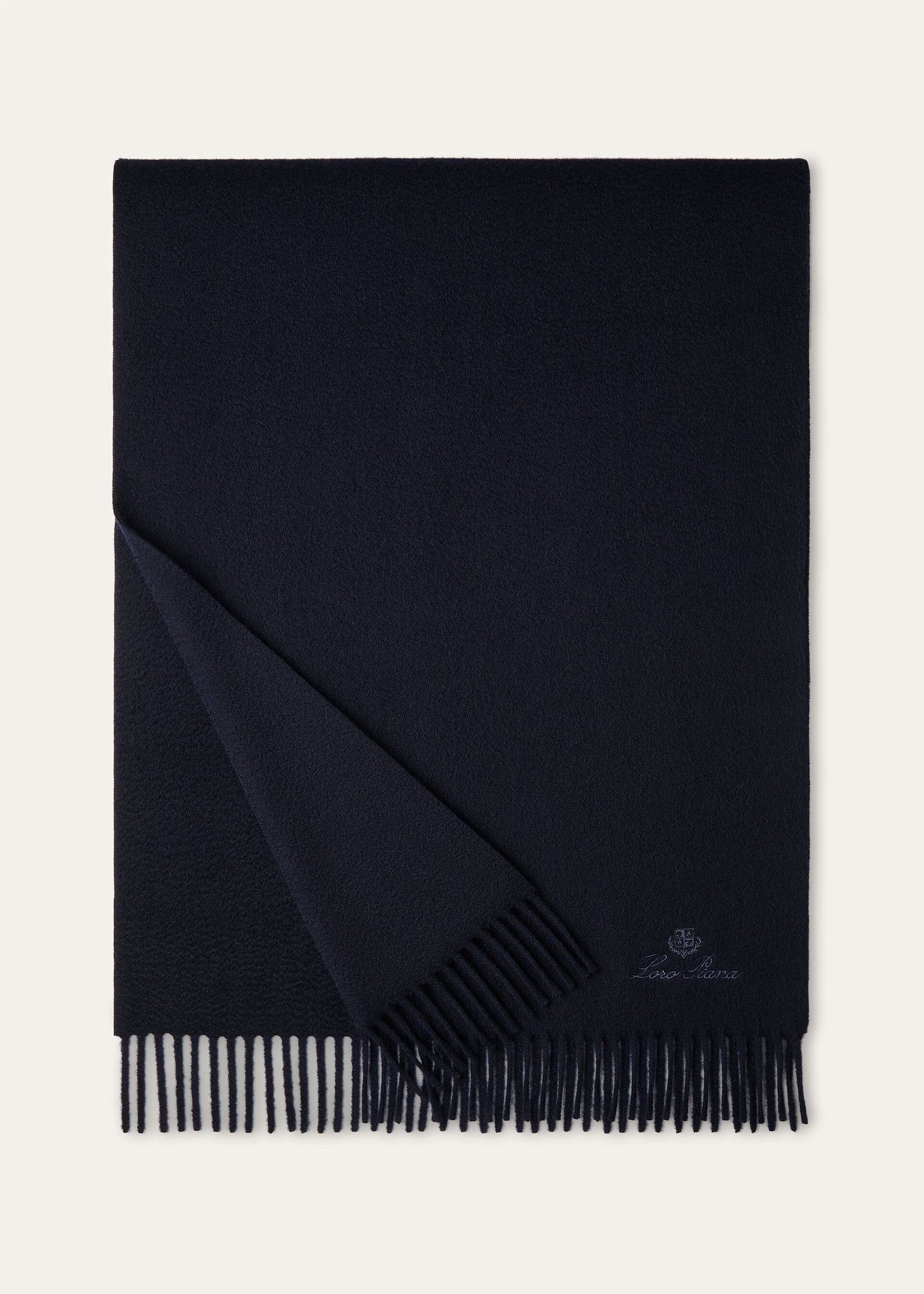 Extra Large Plain Scarf Navy Blue