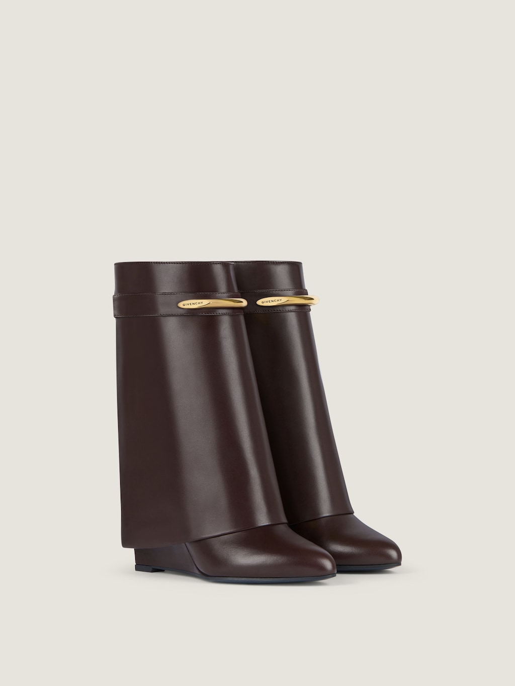 Stiefeletten Shark aus Leder in Ebenholzbraun