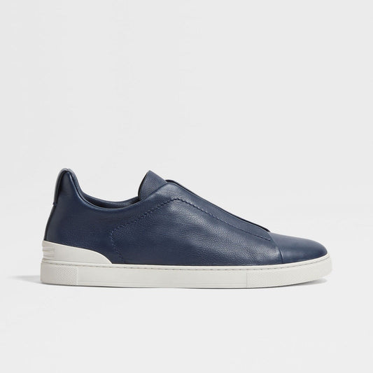 Blue/White Triple Stitch SECONDSKIN Sneakers