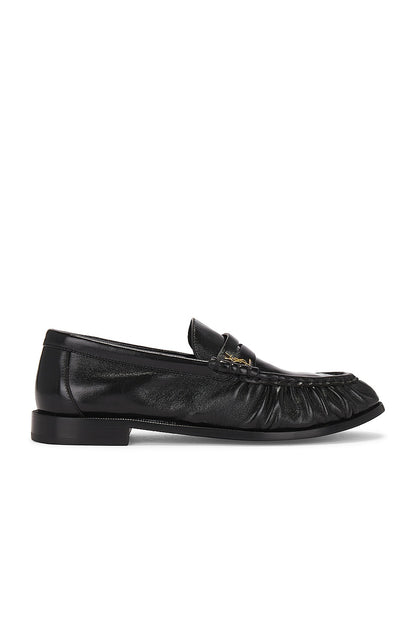 Loafer aus schwarzem Leder