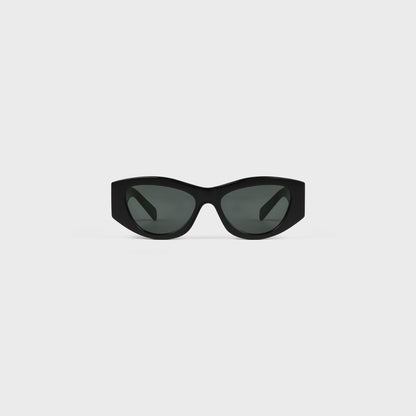 Triomphe 15 Sonnenbrille aus schwarzem Acetat für Damen