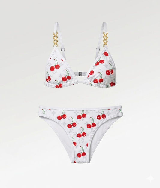 LV x TM Cherry Bikini-Set