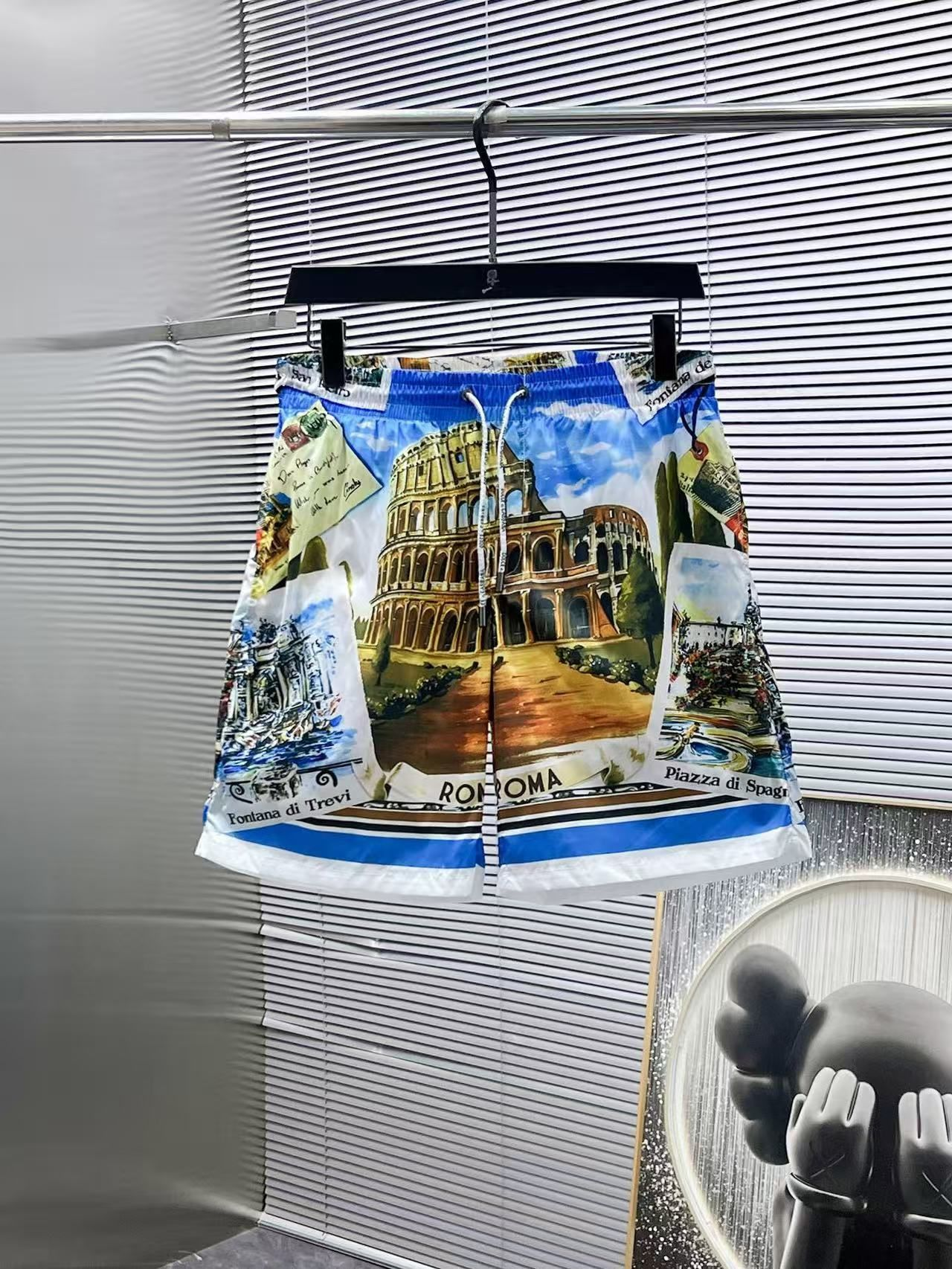 Badehose mit Rom-Monumenten-Collage