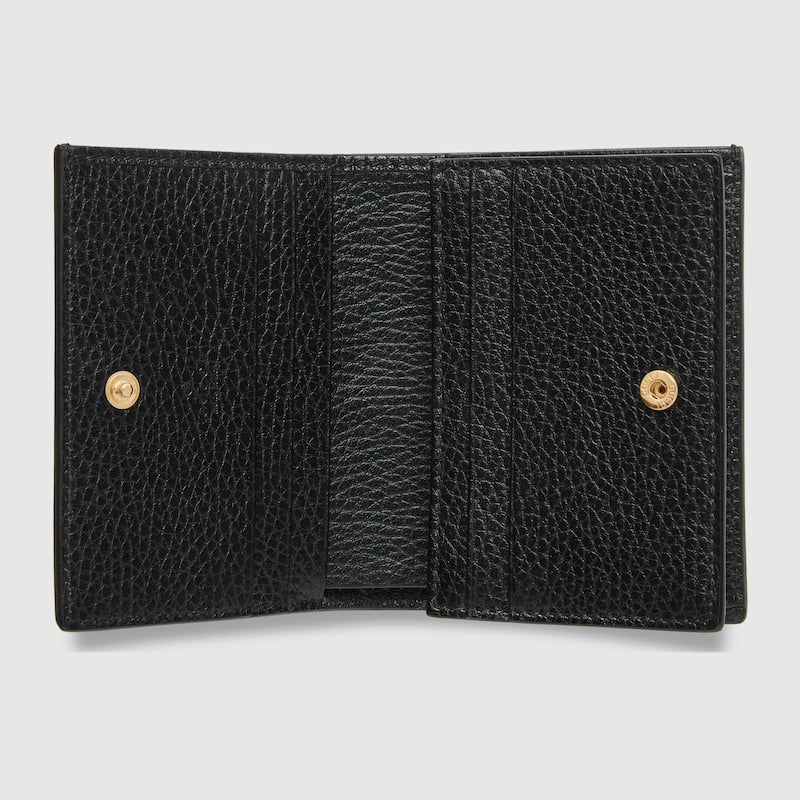 Two-tone GG Marmont card holder