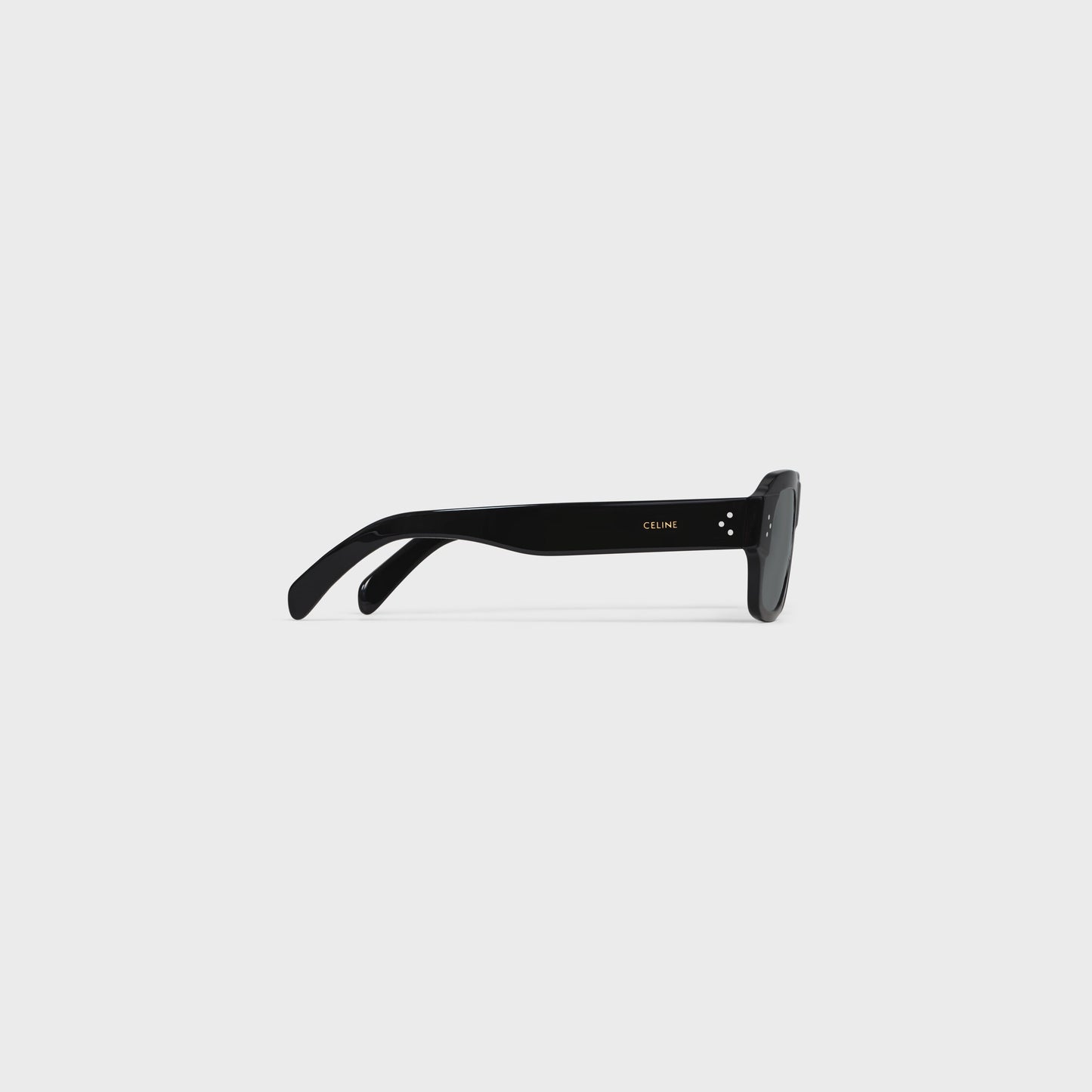 Black Frame 61 Sonnenbrille aus schwarzem Acetat