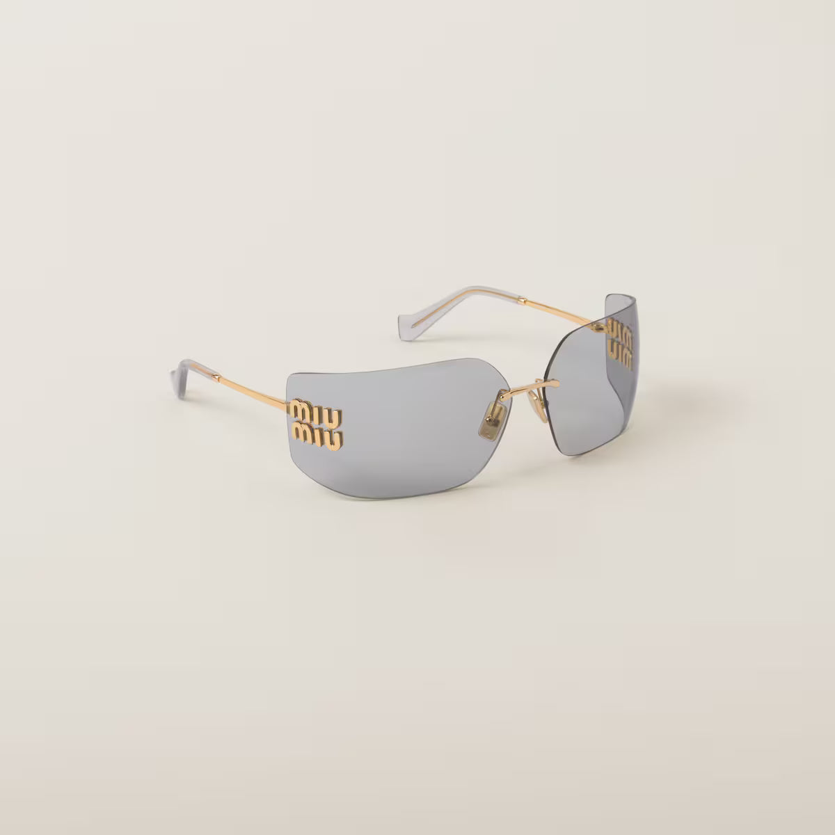 Sonnenbrille Aube mit Hellgraue Gläser große Ausführung