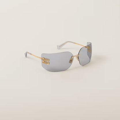 Sonnenbrille Aube mit Hellgraue Gläser große Ausführung