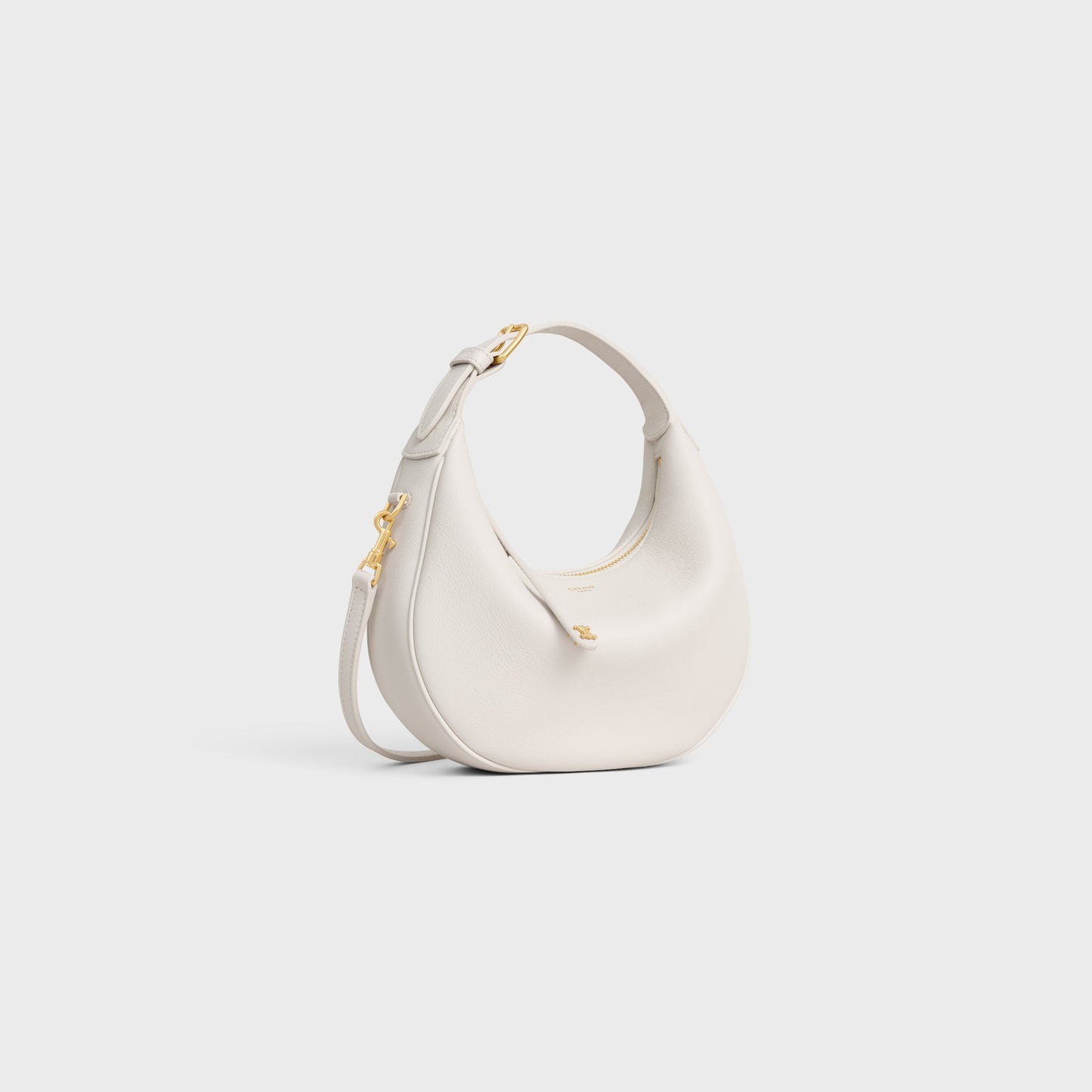 Lulu Teen Tasche aus genarbtem Kalbsleder in Reis
