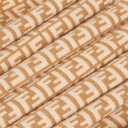 Women's wool/cashmere scarf in camel