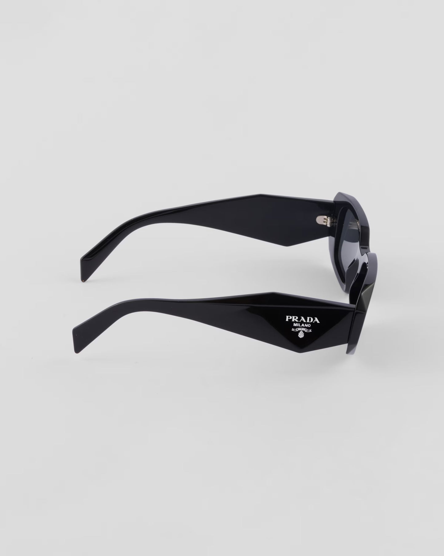 Geometrische Sonnenbrille PP Symbole Schwarz