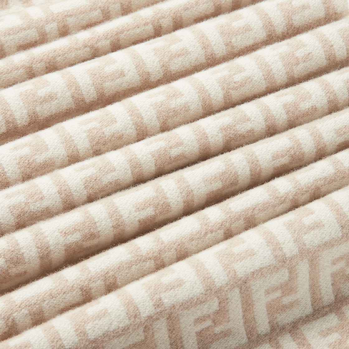 Damen Schal aus Wolle/Kaschmir Beige