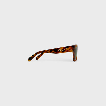 Cat-Eye S342 Sonnenbrille aus Acetat in Havanna Leopard für Damen