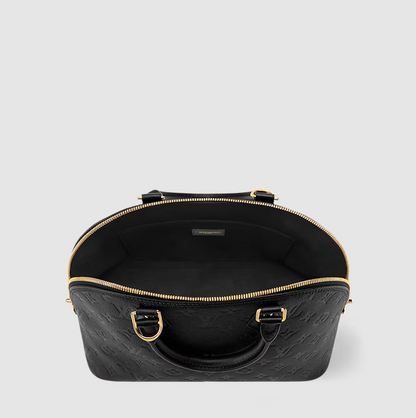 Alma PM Monogram Empreinte Leder Schwarz