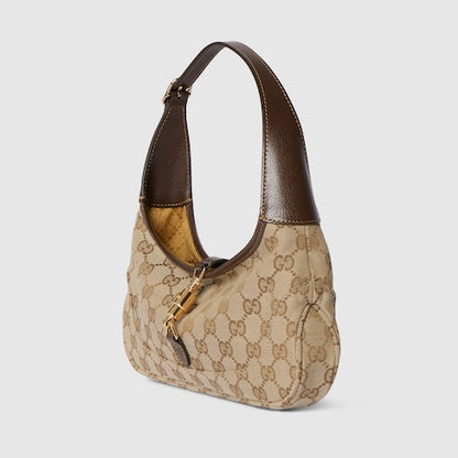 Jackie Slim Schultertasche mittelgroß Sand und Braun