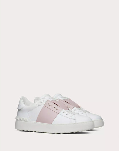 Sneaker Open aus Kalbsleder Rosa