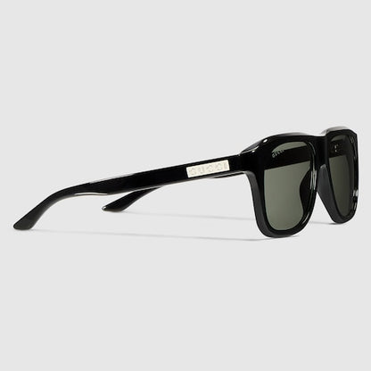 Quadratische Sonnenbrille Schwarz Herren