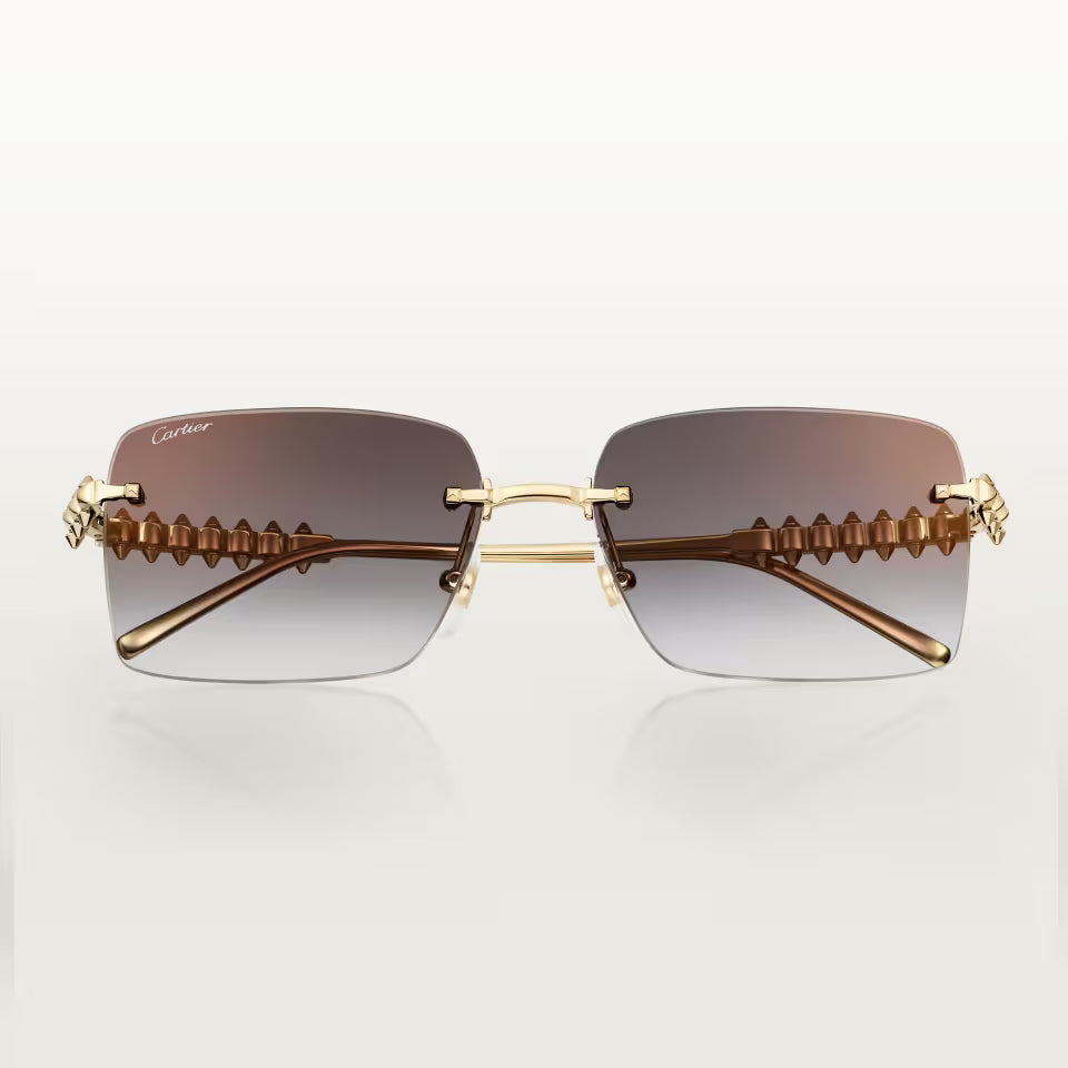 Rechteckige Clash de CT Sonnenbrille mit grau verlaufenden Gläsern