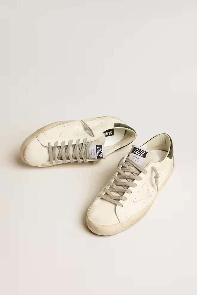 Bio-based with perforated star and green heel