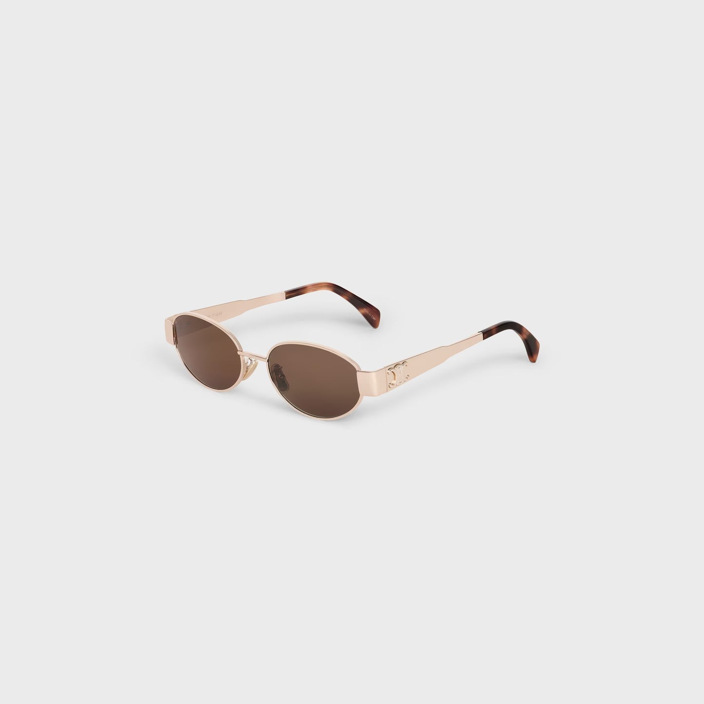 Triomphe Metal 01 Sonnenbrille aus Metall in Roségold für Damen